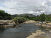 Río Tormes: Charco de El Avellano con el Carrascal al fondo Río Tormes: Charco de El Avellano con el Carrascal al fondo